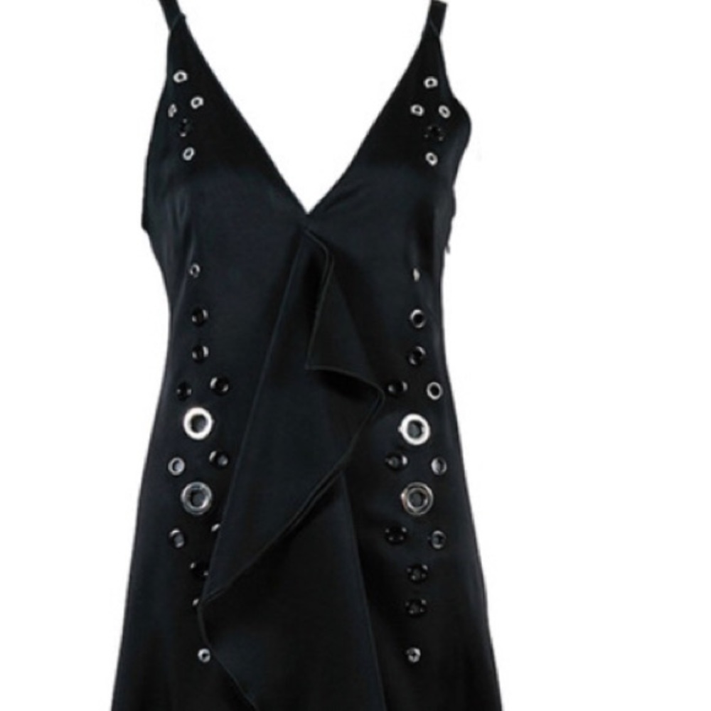 Proenza Schouler Black Crepe Dress - Picture 2 of 9
